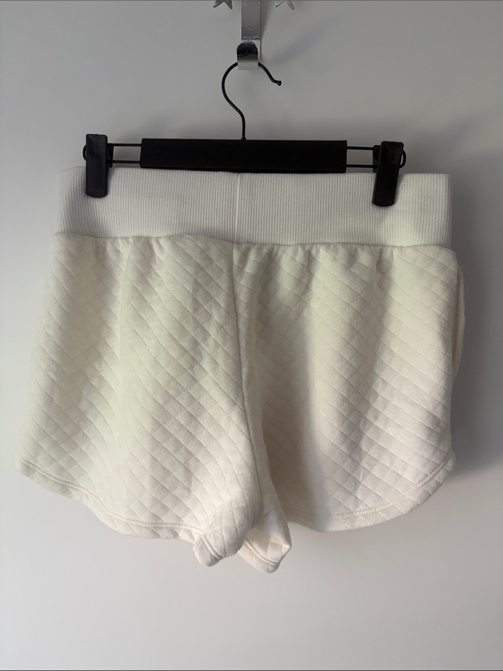White Quilted Knit Women’s Shorts - Stars Above - Target- size Small - Picture 2 of 4